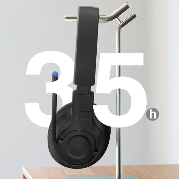 Trådlösa Bluetooth-hörlurar barn - BELKIN - SoundForm - Safe Sound-teknologi - Batteritid 35h
