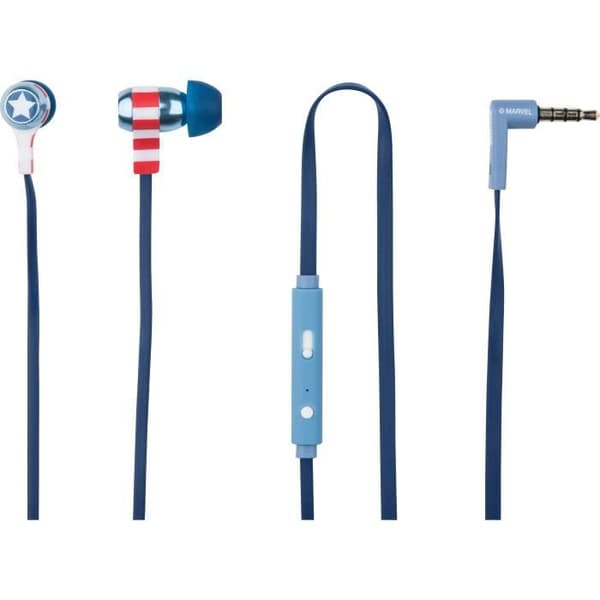TRIBE SWING AVENGERS In-Ear-hörlurar med inbyggd mikrofon Captain America