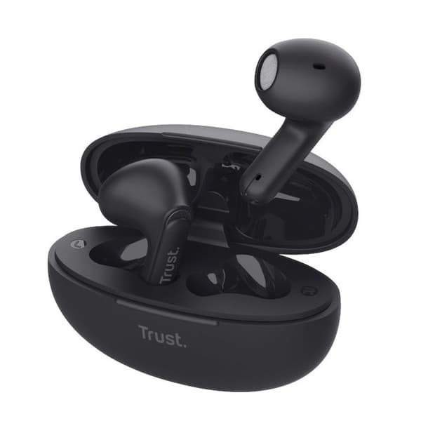 Bluetooth-hörlurar - Trust - Yavi - In Ear - 23H batteritid - ENC brusreducering - Svart