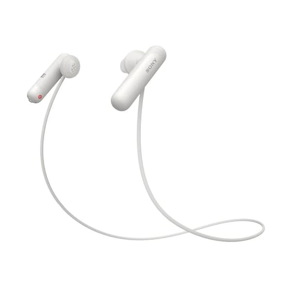 Sony WI-SP500 in-ear trådlösa hörlurar med mikrofon - Vita