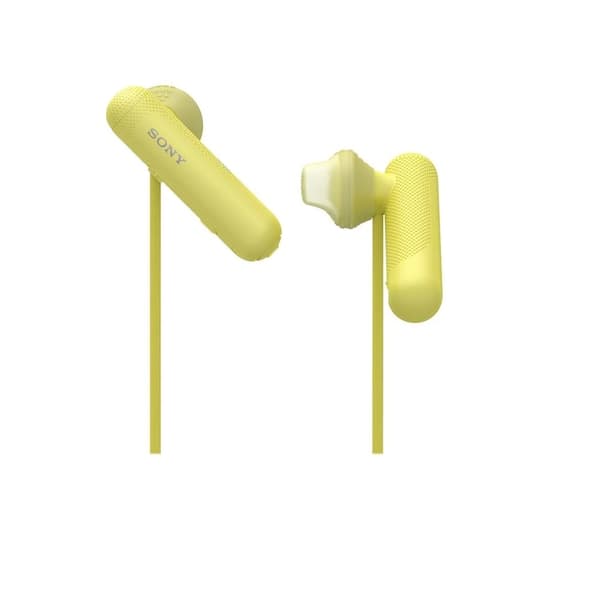 Sony WI-SP500 in-ear trådlösa hörlurar med mikrofon – Gul