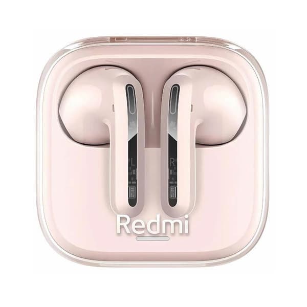 Xiaomi Redmi Buds 6 Active Bluetooth-hörlurar rosa (Transparent Powder)