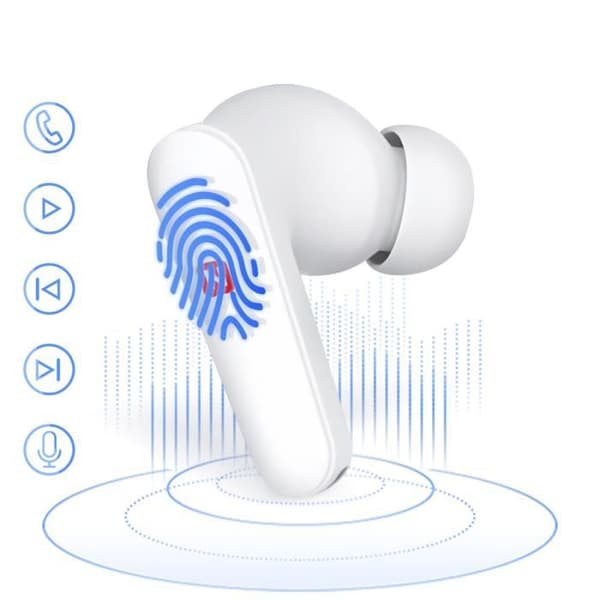 Bluetooth-hörlurar - SWISSTEN - Fokus - Aktiv brusreducering - 35 timmars batteritid - In-ear