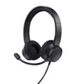 Miniatyrbild 3 av 6: Trust Ayda USB + USB-C-headset med ENC-mikrofon, 65 % återvunnen plast, brusreducerande mikrofon, trådbundet PC-headset