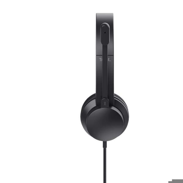 Trust Ayda USB + USB-C-headset med ENC-mikrofon, 65 % återvunnen plast, brusreducerande mikrofon, trådbundet PC-headset