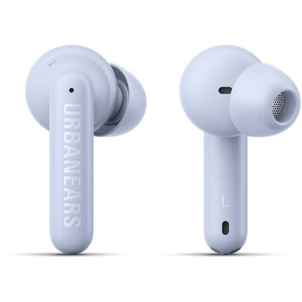 Trådlösa Bluetooth-hörlurar - Urban Ears BOO TIP - Slightly Blue - 30 timmars batteritid - Ljusblå