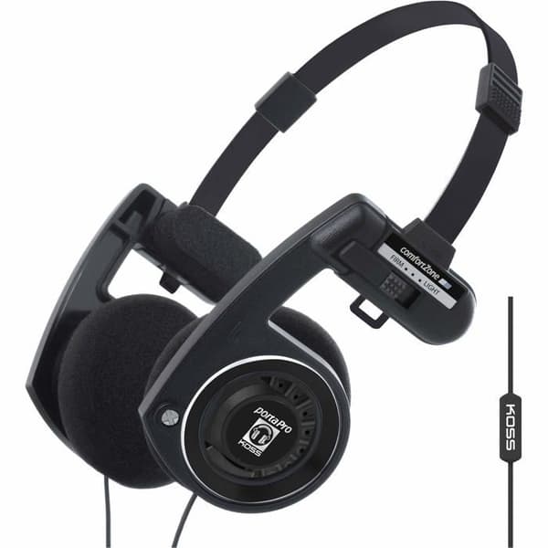 Koss Porta Pro Mic Black - Hi-Fi Hörlurar - Hörlurar