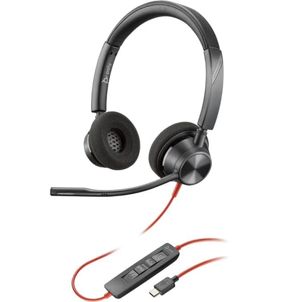 Hörlurar - HP - Poly Blackwire 3320 - USB-C - Trådbunden - Kontor/Callcenter