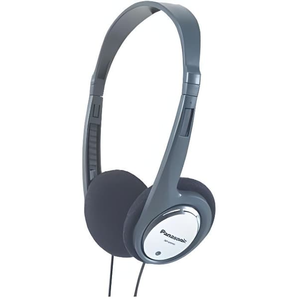 Panasonic RP-HT030E-S XBS Hörlurar med huvudband, kraftfullt ljud, silver
