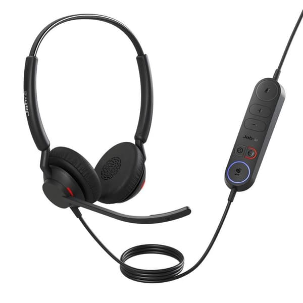 Engage 40, headset svart, stereo, MS, USB-C, inline länk