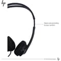 Miniatyrbild 3 av 5: Over-ear headset - HP - svart uttag - Kabelanslutet - EliteBook och ProBook-kompatibelt - Svart