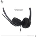 Miniatyrbild 4 av 5: Over-ear headset - HP - svart uttag - Kabelanslutet - EliteBook och ProBook-kompatibelt - Svart