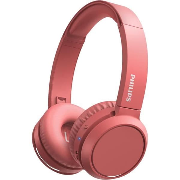 Philips TAH4205RD - Trådlösa hörlurar - Supra aural - Bluetooth - 32 mm drivare - Autonomi på 29h - USB-C - Korall