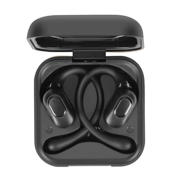 Bluetooth-hörlurar Öppen design Touch Control med fodral ingår LinQ Black