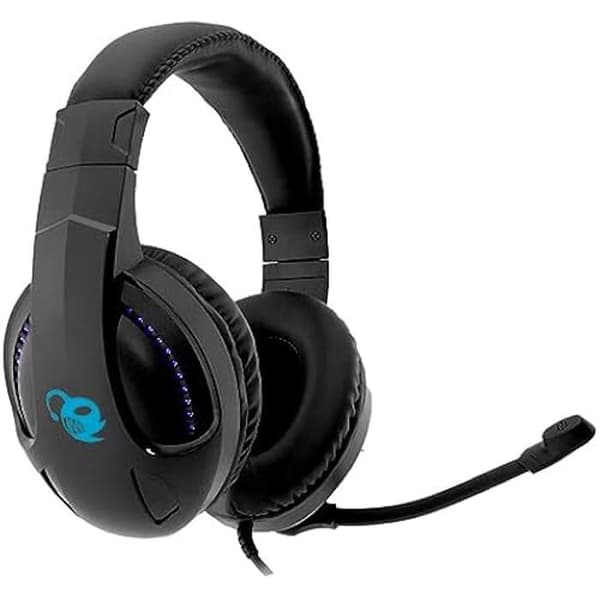 Spelheadset med flexibel mikrofon - DEEPGAMING - Kompatibel med PC, PS4, PS5, Switch - Stereo - Svart