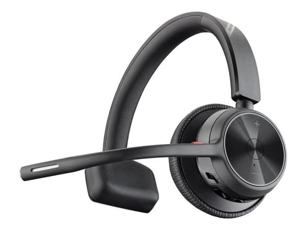 Headset - Bluetooth - trådlöst, trådbundet - USB-A - HP Inc. - Poly Voyager 4310 - Voyager 4300 UC-serien - headset - på guld