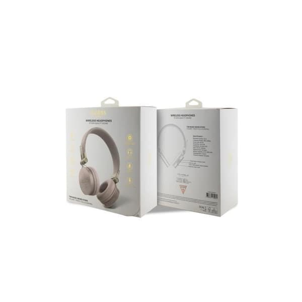 Bluetooth 5.3-hörlurar Siri-kompatibla IPX4-certifierade 4G Guess Pattern Pink