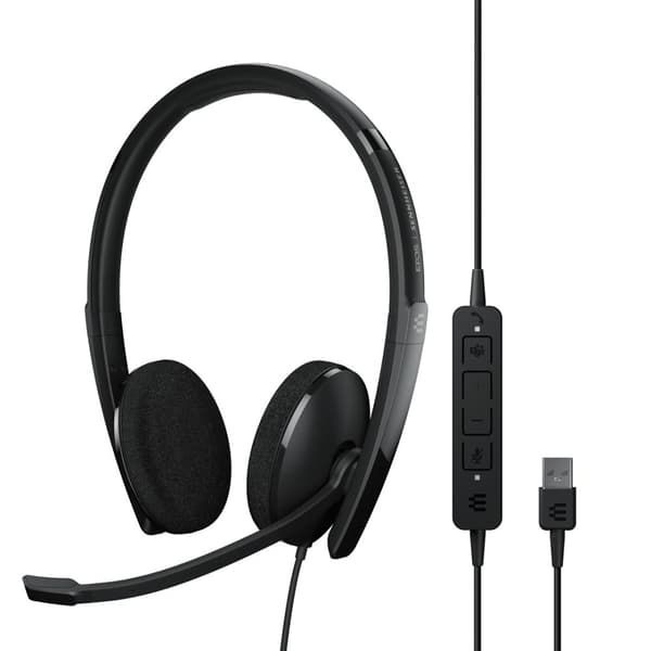 EPOS | SENNHEISER ADAPT 160T USB II Headset Trådbundet pannband Office/Call Center USB Typ-A Svart