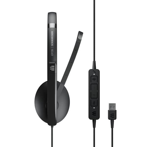 EPOS | SENNHEISER ADAPT 160T USB II Headset Trådbundet pannband Office/Call Center USB Typ-A Svart