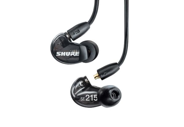 Shure AONIC 215 - in-ear hörlurar med enkel givare och 3,5 mm kabel (svart)