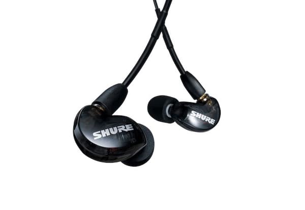 Shure AONIC 215 - in-ear hörlurar med enkel givare och 3,5 mm kabel (svart)