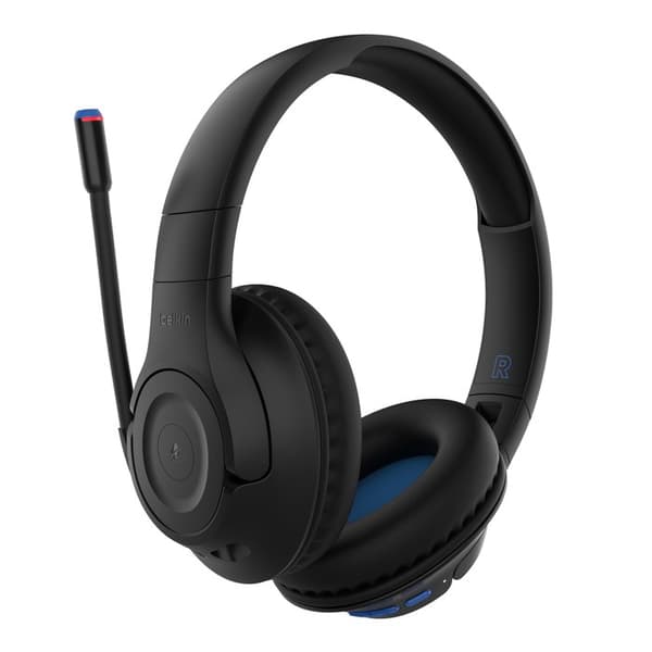 Belkin SOUNDFORM INSPIRE Headset Kablet & Trådløse hovedbåndopkald/musik USB Type-C Bluetooth Sort