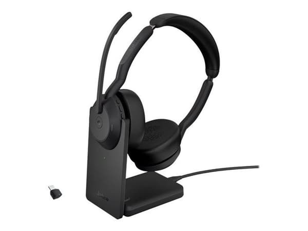 GN Jabra Jabra Evolve2 55 MS Stereo - Headset - On-Ear - Bluetooth - kablar - aktiv Rauschunterdrückung - USB-C -