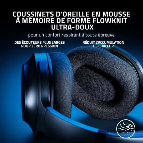 Razer BARRACUDA PC-headset Trådlöst spelheadset för flera plattformar för PC och mobila enheter