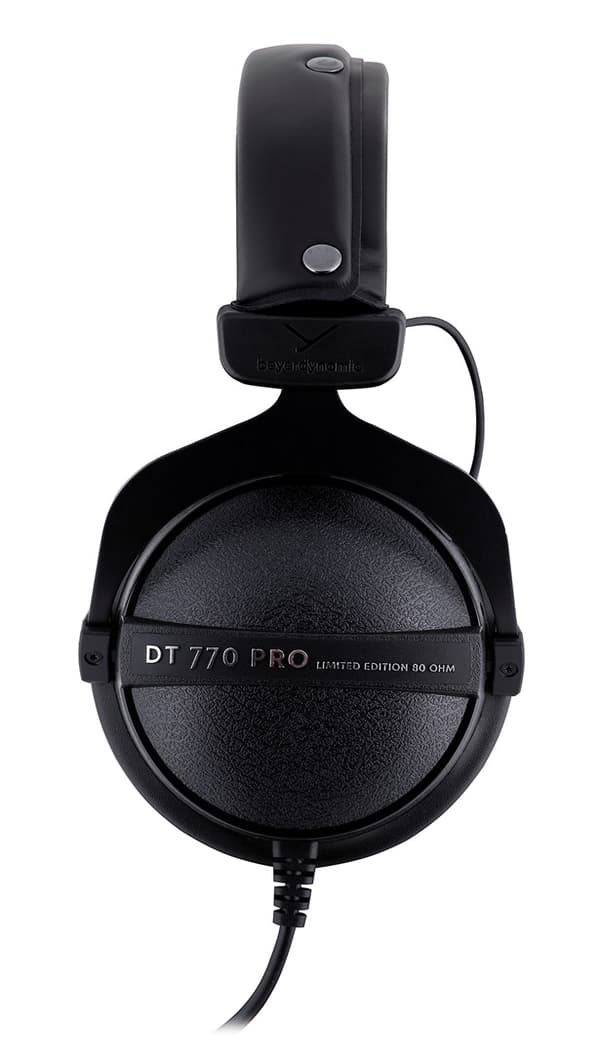 Beyerdynamic DT 770 PRO 80 OHM BLACK LIMITED EDITION - lukkede studiehovedtelefoner