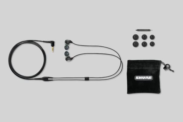 Shure SE112-GR hörlurar Trådbundna in-ear samtal/musik Svart, grå