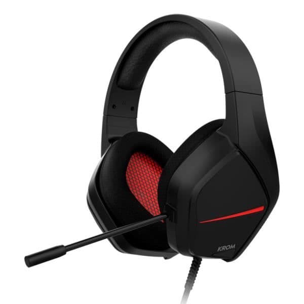 Krom Kopa Move stereoheadset - Kompatibel med PC, PS4, PS5, SWITCH, surfplattor och smartphones - 3,5 mm jack-anslutning