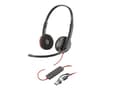 Miniatyrbild 3 av 4: Headsetmikrofon - trådbunden - USB-C - HP Inc. - Poly Blackwire 3220 - Blackwire 3200-serien - headsetmikrofon - on-ear - trådbunden - USB