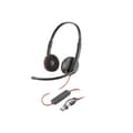 Miniatyrbild 4 av 4: Headsetmikrofon - trådbunden - USB-C - HP Inc. - Poly Blackwire 3220 - Blackwire 3200-serien - headsetmikrofon - on-ear - trådbunden - USB