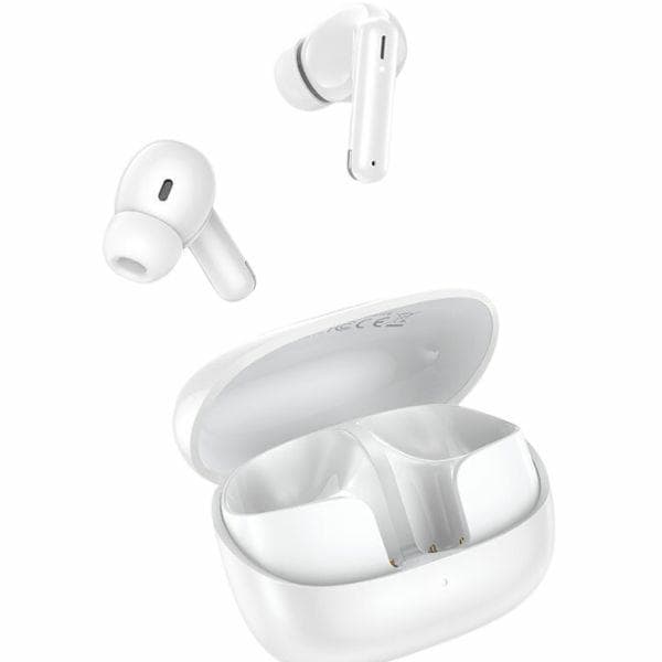USAMS Bluetooth 5.3 IF27 langattomat in-ear kuulokkeet valkoinen/valkoinen