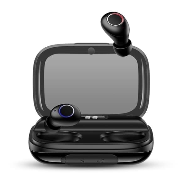 USAMS Bluetooth 5.0 TWS YJ sarjan langattomat kuulokkeet musta/musta BHUYJ01