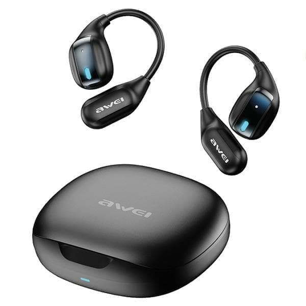 AWEI Bluetooth 5.4 TZ12 kuulokkeet + telakointiasema musta/musta