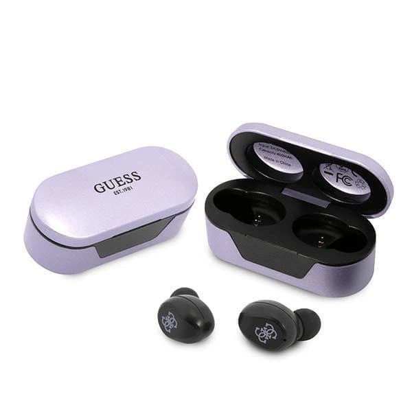 Guess GUTWST31EU TWS Bluetooth-kuulokkeet + telakointiasema violetti/violetti