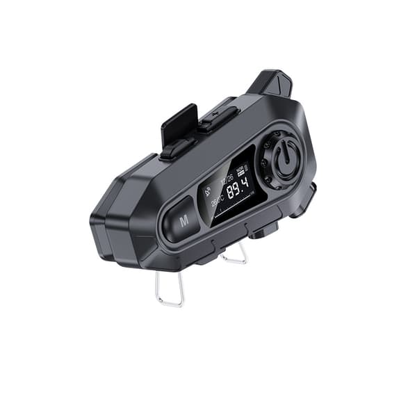 INF Kommunikasjonshodesett for motorsykkelhjelm (svart) A1-soft microphone