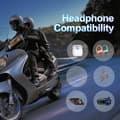 Pikkukuva 9 / 10: INF Bluetooth kypäräkuulokkeet mikrofonilla (musta) Soft Mic