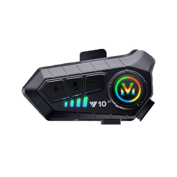 INF Bluetooth Helmet Headset mikrofonilla, musta Soft+Hard Mic