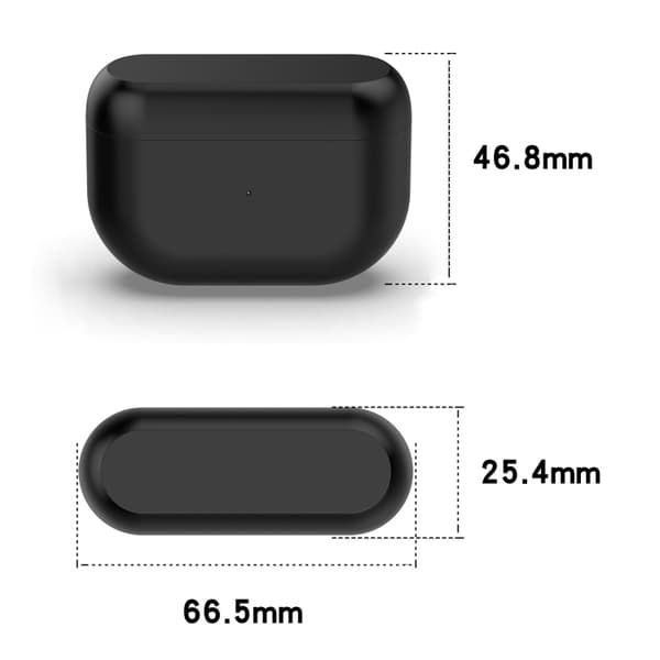 Laddbox till Jabra Elite 8 i svart med magnetisk laddning och kompakt design