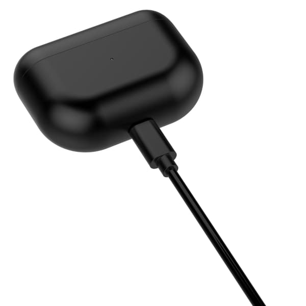 Lader til Jabra Elite 8 i svart med magnetisk lading og kompakt design