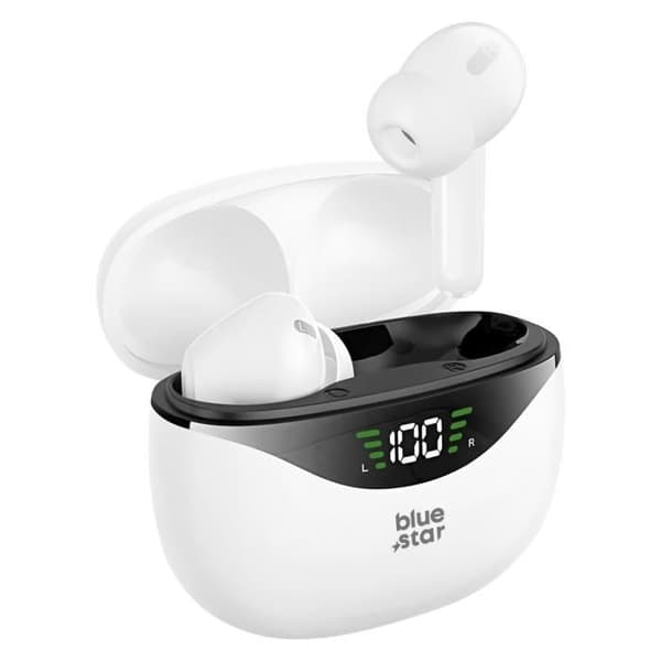 Bluetooth-hörlurar - BLUESTAR - In-ear-modell - 4,5h batteritid - IPX4 vattentäthet - Touchkontroll