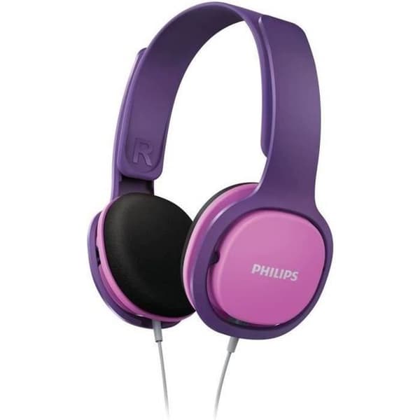 Philips supraura-hörlurar för barn - rosa / lila