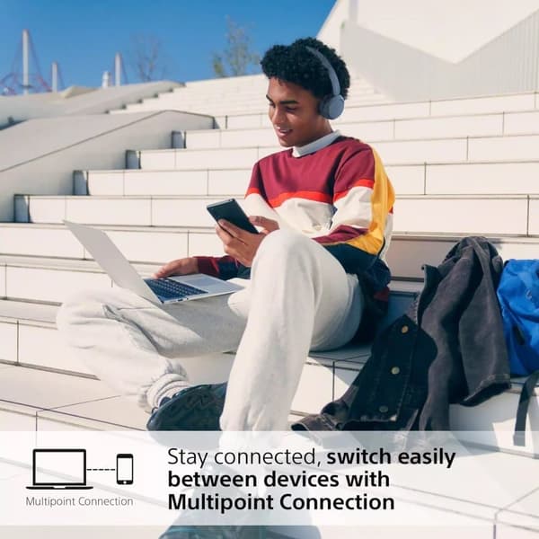 Sony WH-CH520 trådløse Bluetooth hovedtelefoner - blå