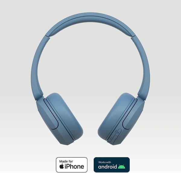 Sony WH-CH520 trådløse Bluetooth hovedtelefoner - blå