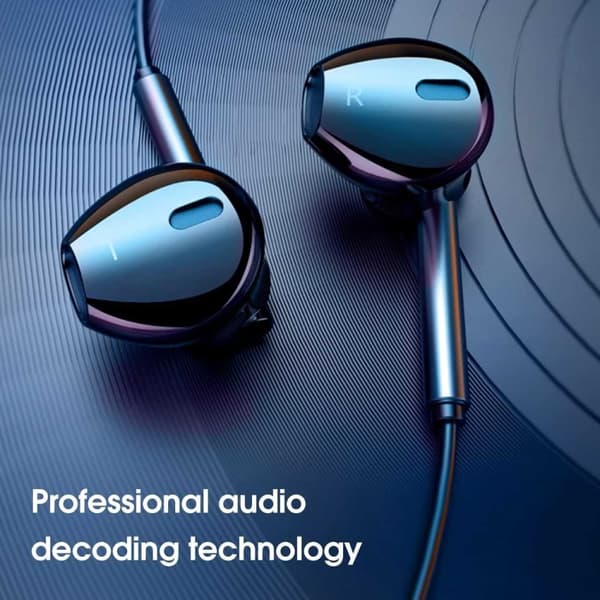 Universal USB-C hovedtelefoner med kabel DAC Sort