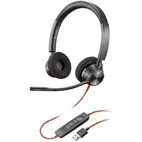 POLY BLACKWIRE 3320 HJÄLM HUVUDBÅND SVART (213934-01) PLANTRONICS