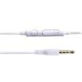 Miniatyrbild 2 av 3: Vita trådbundna stereo In-Ear-hörlurar för Blackview BV7300 med volymkontroll och mikrofon