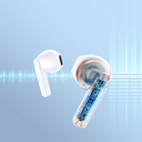 Joyroom TWS Bluetooth 5.3 Trådlösa Hörlurar - Vit